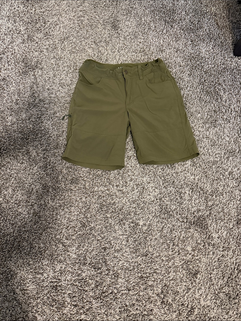 REI Olive Cargo Utility Shorts